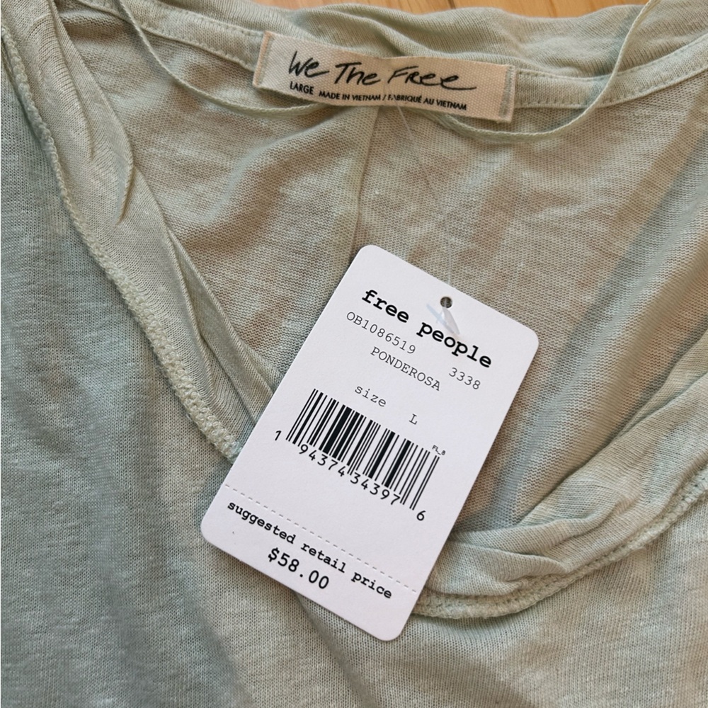 NWT We the Free Free People Ponderosa Women’s Top Tunic - Picture 10 of 11
